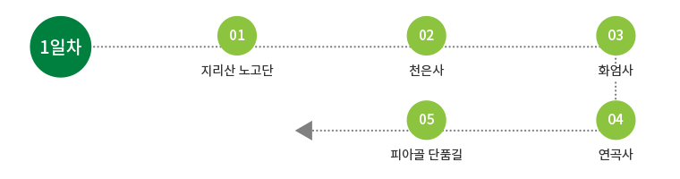 1일차 : 지리산노고단 -> 천은사 -> 화엄사 -> 연곡사 -> 피아골단풍길